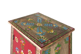 GINER Y COLOMER Meuble auxiliaire en bois de manguier et MDF multicolore